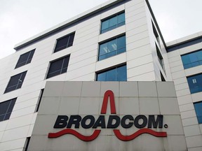 Broadcom's Asia operations headquarters office is seen at an industrial park in Singapore Sept. 16, 2014. REUTERS/Edgar Su