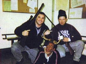 Former Chicago police officers Jerome Finnigan, left, and Timothy McDermott pose in this undated court evidence photo. (Cook County/Postmedia Network)