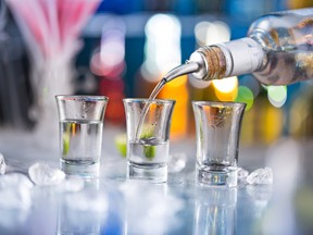 A man died in hospital a day after breaking the shots record at a bar in France by drinking 56 shots. (Fotolia)