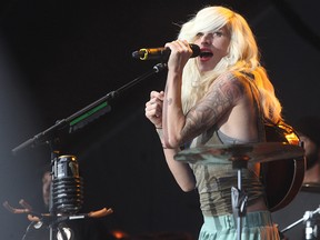 Walk Off The Earth singer Sarah Blackwood (Postmedia photo)