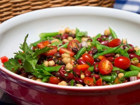 Bean salad recipe perfect for a crowd. (Craig Glover/Postmedia Network)