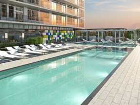 The Broadway Club boasts over 10,000 sq. ft. of outdoor amenities.