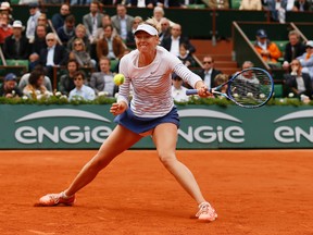 Russia's Maria Sharapova in action during her third round match. Action Images via Reuters / Jason Cairnduff Livepic