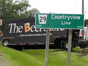 Chatham-Kent OPP are investigating a two-vehicle crash involving a Beer Store truck and an SUV that occurred Friday afternoon at Highway 40 and Countryview Line outside of Chatham. Two people were taken to hospital with injuries that weren't believed to be life-threatening. Trevor Terfloth/The Daily News