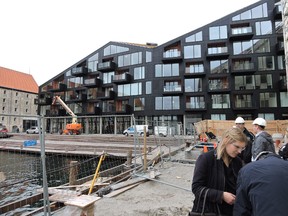 The core of Copenhagen's new housing development is focused on five- to eight-storey mid-rise developments. Seen here: Kroyers Square.