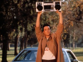 John Cusack as Lloyd Dobler in an iconic scene from the 1989 film Say Anything...(Handout photo)