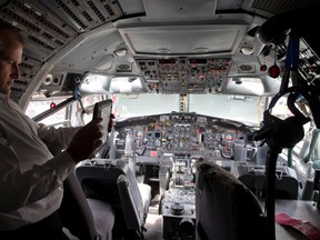 Bowing 727 London airport