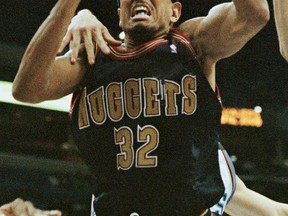 Chris Gatling when he played with the Denver Nuggets.