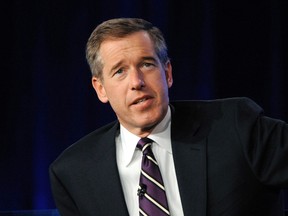 Brian Williams from NBC Nightly News answers a question during the panel for NBC News at the NBC Universal sessions of the Television Critics Association winter press tour in Pasadena, California in this January 10, 2010 file photo. 
REUTERS/Phil McCarten/Files