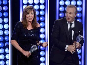 (L to R): TJ Miller from Silicon Valley, Allison Janney from Mom, and Bob Odenkirk from Better Call Saul. 

(REUTERS)
