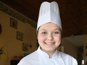 Shaniah Stevens shows off the award she recently won in the Skills P.E.I. pastry competition at her home in Sudbury. Gino Donato/Sudbury Star