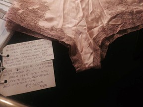 An antique store is selling what it claims are Adolf Hitler's wife, Eva Braun's, silk panties for US$7,500. (Postmedia Network/Marin Cogan/Twitter)