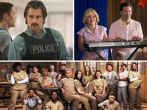 (Clockwise from top) "True Detective," "Wet Hot American Summer: First Day of Camp" and "Orange is the New Black" lead the pack of hot TV this summer.