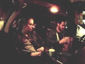 Michael Joseph used a Los Angeles McDonald's to help propose to his girlfriend and then uploaded the footage from his hidden-camera to YouTube. (YouTube/Screengrab)