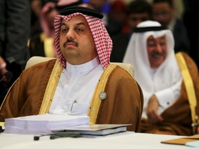 Qatari Foreign Affairs Minister Khaled al-Attiyah says his country is being unfairly targeted following over allegations of graft in being awarded the 2022 World Cup. (Thomas Hartwell/Reuters/Pool)