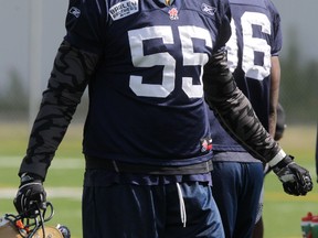 Jamaal Westerman played six seasons in the NFL before joining the Bombers this season.