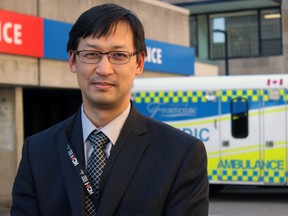 Dr. Albert Jin is medical director for the Regional Stroke Network of Southeastern Ontario. (Steph Crosier/The Whig-Standard)