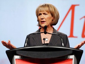 Leadership candidate Joyce Murray speaks during the Liberal Party of Canada Leadership Candidate Showcase in Toronto April 6, 2013.    REUTERS/Mark Blinch/Files