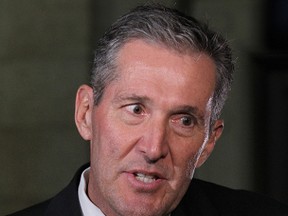 Opposition Leader Brian Pallister said the NDP's wasteful spending led them to ask non-profit organizations to give back some of the money given to them by the government. (Kevin King/Winnipeg Sun file photo)