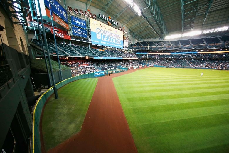 Minute Maid Park's new centerfield wall is now in place - The