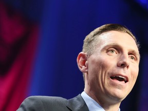 Patrick Brown wins the leadership of the Ontario Progressive Conservatives and defeats Christine Elliott at the PC leadership 2015 in Toronto on Saturday May 9, 2015. Veronica Henri/Toronto Sun/Postmedia Network