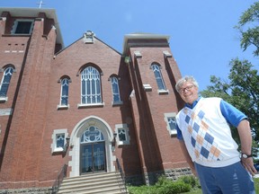 Rev. William Kramer is rolling out the welcome mat during celebrations of the 180th anniversary of First St. John's Lutheran Church at Seebach's Hill near Stratford.
SCOTT WISHART/The Beacon Herald