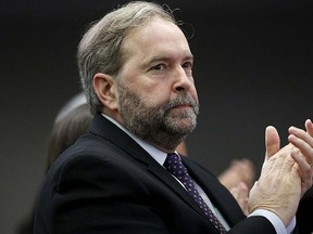 Federal NDP Leader Thomas Mulcair.     REUTERS/Blair Gable