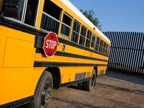 School bus. 

REUTERS/Shannon Stapleton