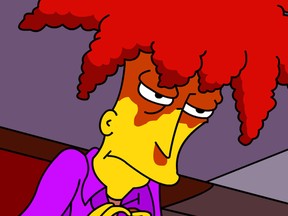 Sideshow Bob in an episode of "The Simpsons." (Supplied)