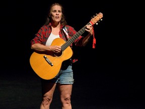 Donna Creighton performs Northern Daughter at the Fringe Fest Showcase in London, Ont. on Tuesday June 2, 2015. It plays at McManus Theatre. Derek Ruttan/The London Free Press/Postmedia Network