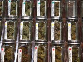 Products in a pot dispensary.
REUTERS
