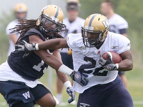 Bradley Randle thinks he and teammate Chris might be related (BRIAN DONOGH/Winnipeg Sun)