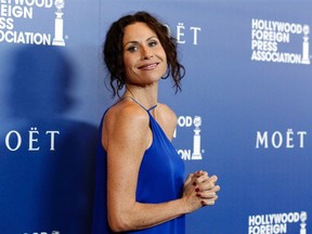 Actress Minnie Driver attends the Hollywood Foreign Press Association's Grants Banquet in Beverly Hills, California August 14, 2014. REUTERS/Kevork Djansezian
