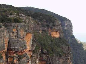 A cliff. 

REUTERS/Phil Noble