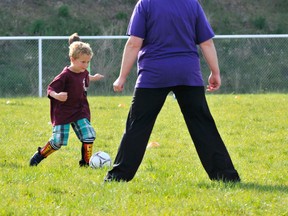 The Drayton Valley and District Soccer Association held its first jamboree for different age groups including minor and U8 to U12 from June 2 to 4 and June 10. Children were able to rotate through different stations and complete a variety of drills.