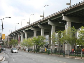 The Gardiner Expressway on Friday June 5, 2015. (Veronica Henri/Toronto Sun)