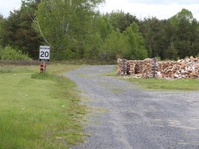 Gino Donato/The Sudbury Star
The owner of this property on Gravel Drive in Hanmer is seeking approval for a motocross track and storage trailers for a firewood business.