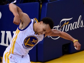 Warriors’ Stephen Curry’s .217 shooting percentage in Game 3 was the third-worst in NBA Finals history. (AFP)