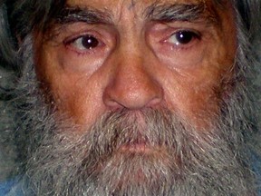 Convicted mass murderer Charles Manson is shown in this handout picture from the California Department of Corrections and Rehabilitation dated June 16, 2011. The lawyer that prosecuted him for seven murders, Vincent Bugliosi, has died. REUTERS/CDCR/Handout