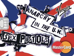 The Sex Pistols-branded credit card.