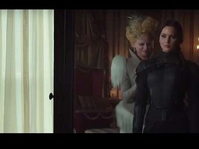 Jennifer Lawrence in a scene from The Hunger Games: Mockingjay - Part 2