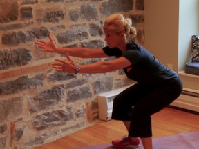 A weekly exercise program for beginners should include squats. (Supplied photo)