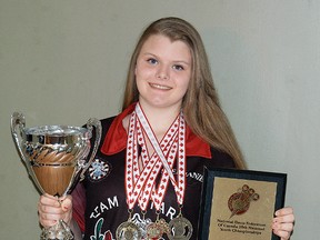 Wallaceburg's Stephanie McKenney, 14, made the Darts Ontario provincial team and competed at nationals being held in St. Catharines May 15-17. She finished in first in girls doubles, and second overall in girls singles.