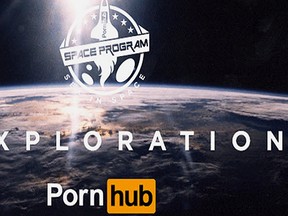 Internet porn site Pornhub has launched an Indiegogo campaign to shoot an adult film in orbit. (Indiegogo)