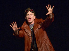 Jeff Leard performs Zach Zultana: Space Gigolo at the Fringe Festival. (DEREK RUTTAN, The London Free Press)