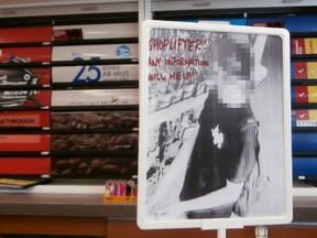 Shell station near Westmount Shopping Centre is putting up images of young shoplifting suspects doesn?t sit well with some. (AZZURA LALANI, The London Free Press)