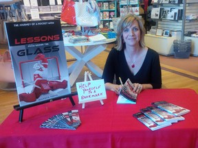 Belleville author Allyson Tufts will be at Belleville Canadian Tire Saturday where her book Lessons from Behind the Glass is being sold with two dollars from each sale going to the Jump Start Program.