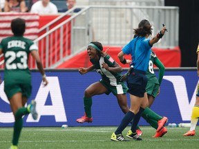 Francisca Ordega had a big goal for Nigeria against Sweden and will be looking for more Friday against Australia.