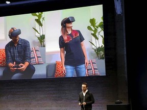 Oculus CEO Brendan Iribe speaks during an event in San Francisco, June 11, 2015.  REUTERS/Robert Galbraith