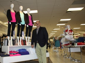 New CEO and president of Sears Canada, Ron Boire visits the Sears store inside the Quinte Mall, in Belleville Thursday.